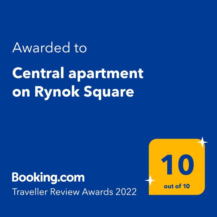 Central Apartment On Rynok Square Lwów Zewnętrze zdjęcie